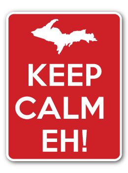 Keep Calm Eh! Decal